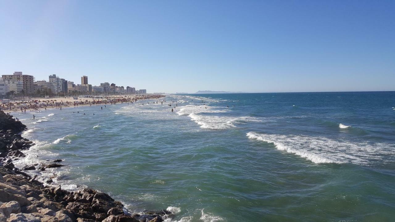 Apartamento Eivissa 800 M De La Playa De Gandia Bagian luar foto