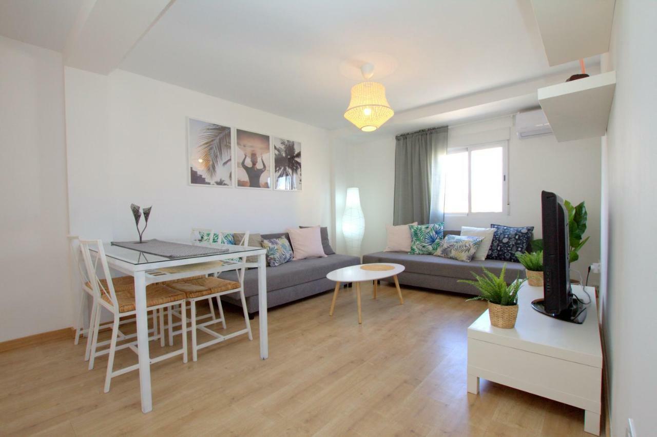 Apartamento Eivissa 800 M De La Playa De Gandia Bagian luar foto