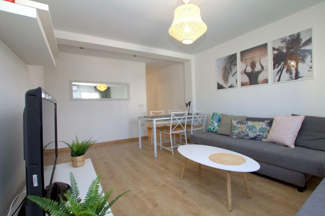 Apartamento Eivissa 800 M De La Playa De Gandia Bagian luar foto